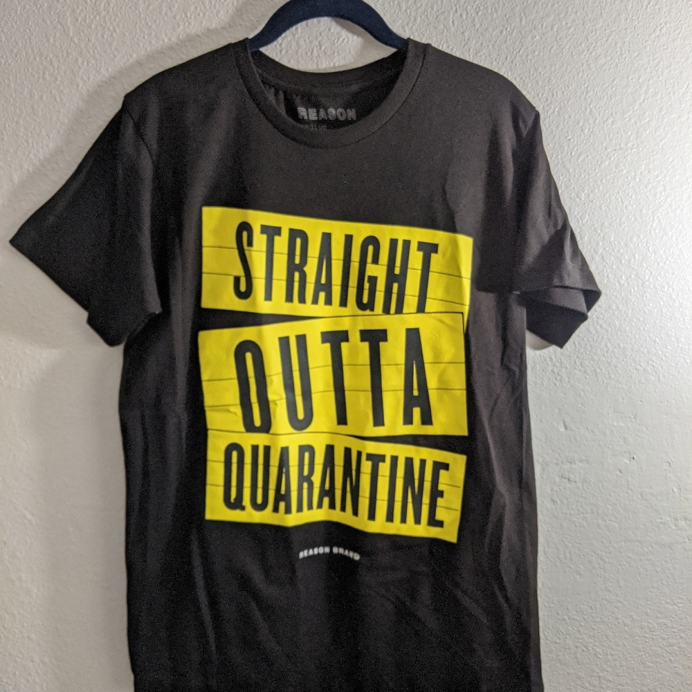 Straight outta Quarantine t-shirt size M tee